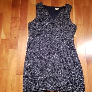 Blue dotted Maison Jules dress